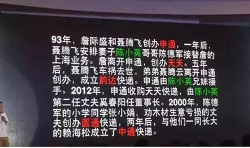 一張神圖:全國快遞公司原來是一家人