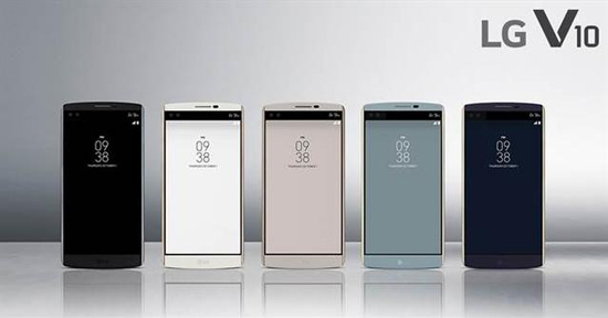 不跟風玫瑰金 LG V10新增湖藍配色