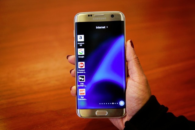 豐富曲面功能 三星Galaxy S7 Edge真機(jī)圖賞