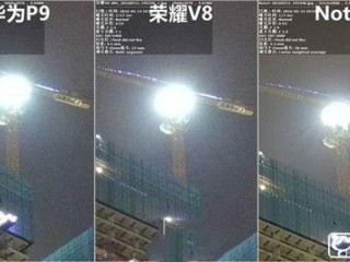 華為P9/榮耀V8/三星Note5拍照對比評測