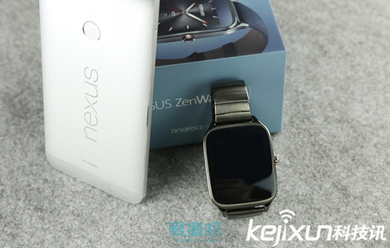 華碩ZenWatch2智能手表開箱評測 造型剛勁硬朗