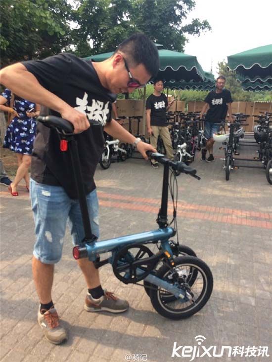 小米智能自行車實拍 小米自行車到底有多大？