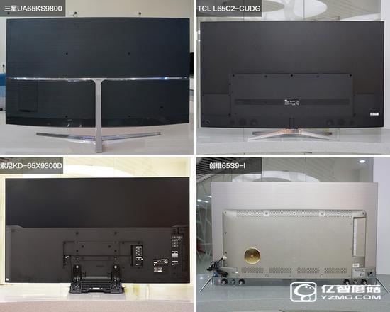 四款65智能電視對比 四款65智能電視對比