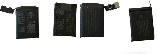 蘋果手表外形不變 電池容量增加35％