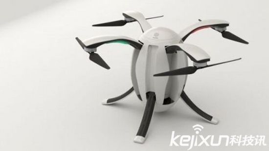 腦洞大開的無人機設計:形似駝鳥蛋