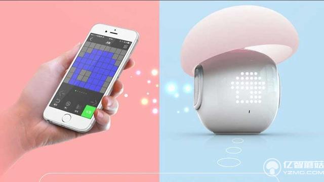 能顯示情緒的智能LED燈 還可以“兼職”揚聲器和鬧鐘哦