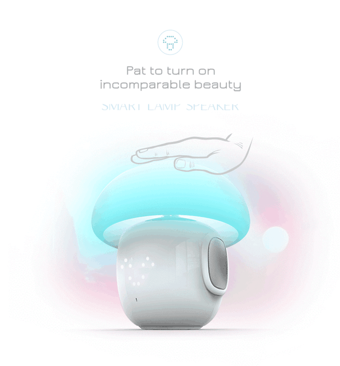 能顯示情緒的智能LED燈 還可以“兼職”揚聲器和鬧鐘哦