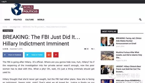 國外自媒體標題黨:編造美國大選謠言騙流量掙廣告費