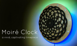 Moiré Clock掛鐘:讓你精神放松舒緩壓力