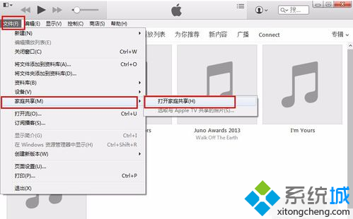 電腦中如何通過iTunes設置蘋果設備家庭共享功能3