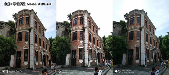 （左：一加5 中：努比亞Z17 右：小米）