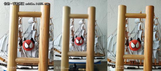 （左：一加5 中：努比亞Z17 右：小米）