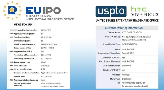 HTC獨立VR頭顯命名曝光