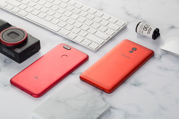 小米5X紅色版和魅藍Note6猩焰紅對比圖賞 哪個好看?