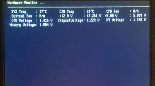 電腦開機提示Hardware Monitor解決方法?