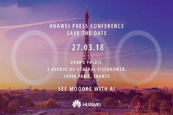 華為P20邀請函曝光:3月27日,首款萊卡三攝手機或將面世