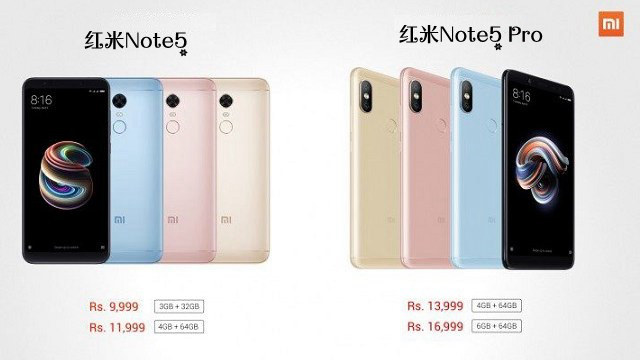 紅米Note5和Note5 Pro全面屏手機印度首發 紅米Note5和Note5 Pro有什么區別?