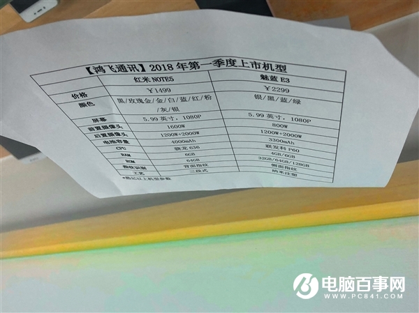 國行紅米Note5售價曝光:售價1499元?