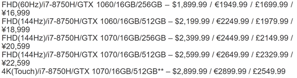 16999元起！雷蛇2018款靈刃游戲本發布：最小巧15寸