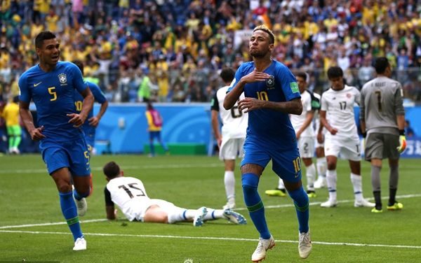 2018世界杯巴西vs哥斯達黎加視頻回放 巴西2-0哥斯達黎加視頻