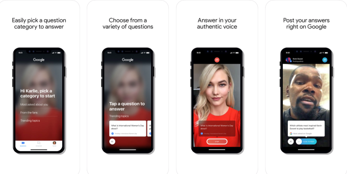 谷歌推出視頻問答應用Cameos:讓明星出面回答問題