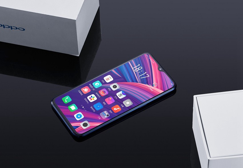 OPPO R17開箱圖賞:首發水滴劉海全面屏 顏值美的不行