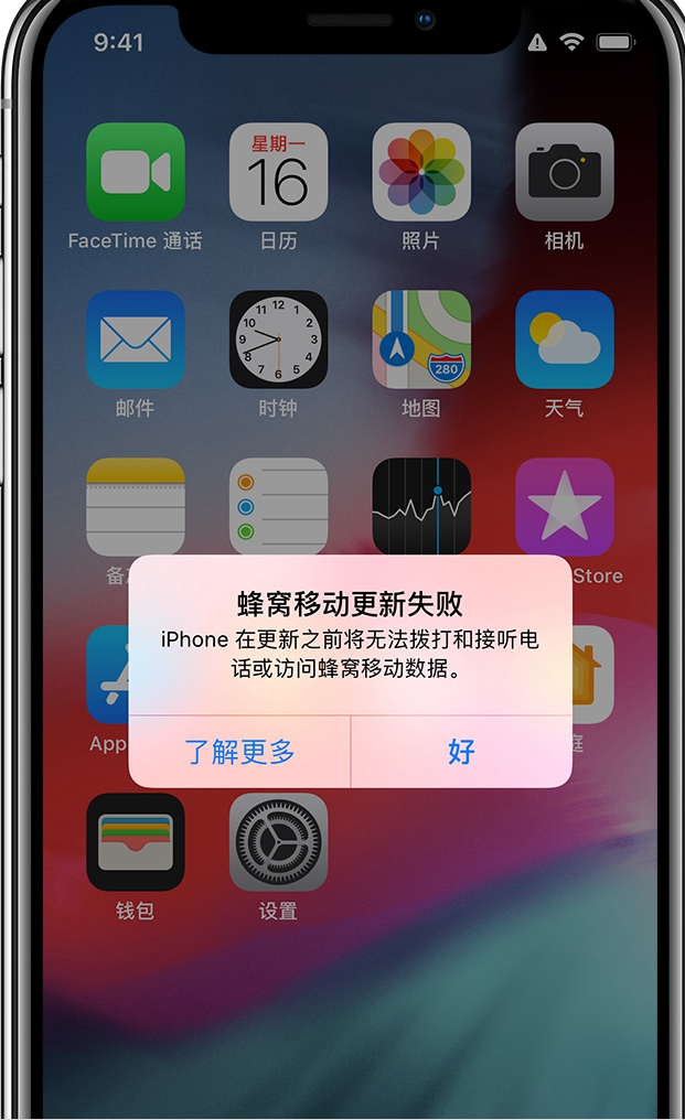iOS12蜂窩移動(dòng)網(wǎng)絡(luò)更新失敗怎么辦 iPhone7無(wú)服務(wù)怎么回事?
