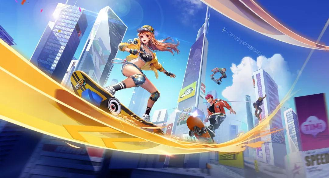 《QQ飛車手游》滑板版本上線,極限操作帶你體驗自由的感覺!