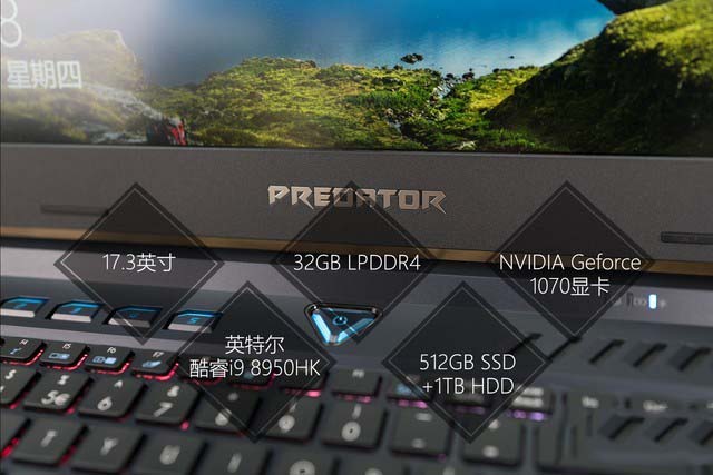 i9 8950HK Acer掠奪者 Helios 500詳細圖文評測