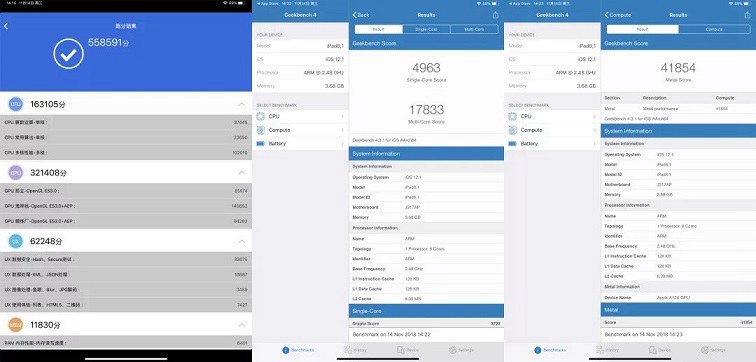 iPad Pro 2018跑分多少?2018新iPad Pro安兔兔跑分性能測(cè)試