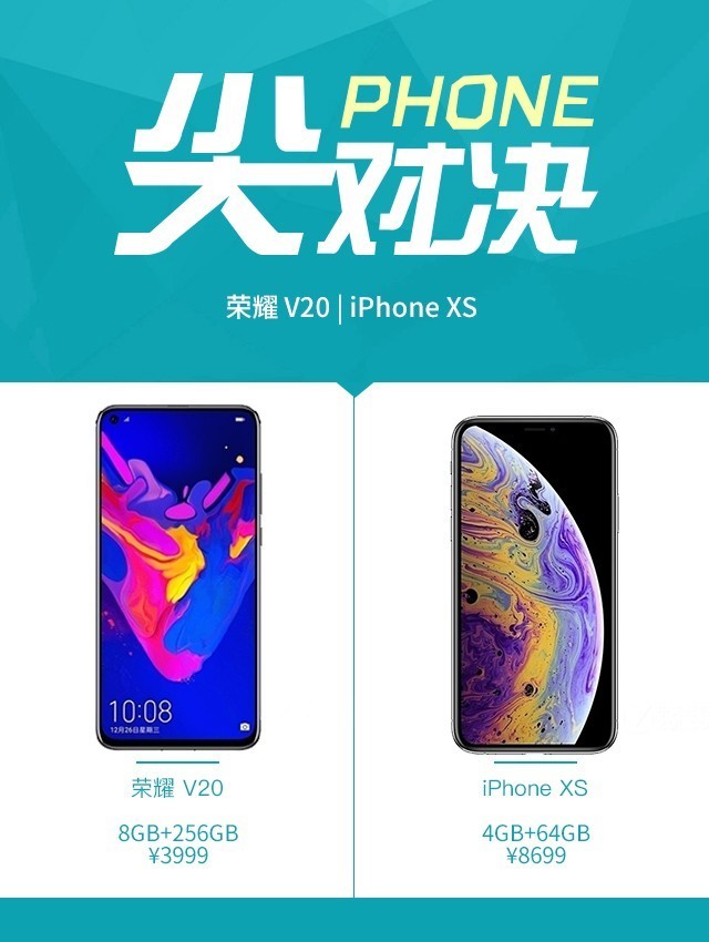 榮耀V20劍指果XS 4800萬雙攝夜拍占優勢(審核不發)