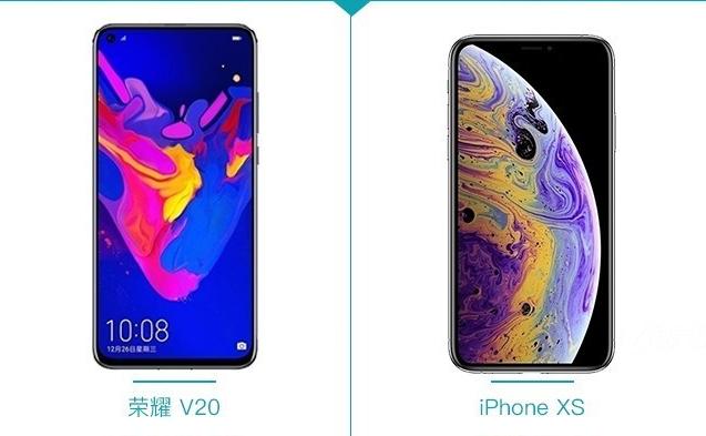 榮耀V20與iPhone XS對比評測:4800萬像素強在哪?
