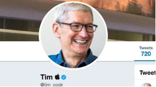 庫克把推特名改了是怎么回事？庫克把推特名改了成什么名字？