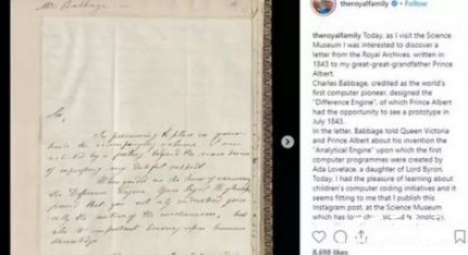 英女王首次發ins英女王發的內容到底是什么?