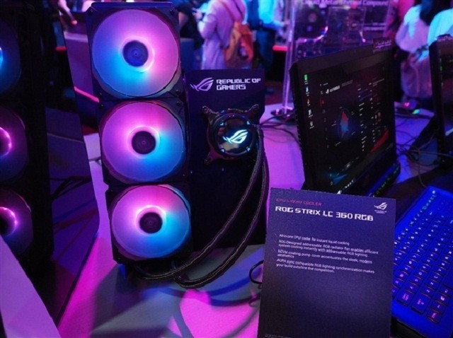 華碩發布全新的ROG STRIX LC水冷風扇