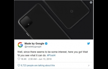 谷歌揭秘Pixel 4設計:確認雙后置攝像頭,全玻璃背殼