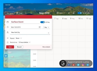 win10系統全新日歷曝光:日歷整體的設計更加美觀易用