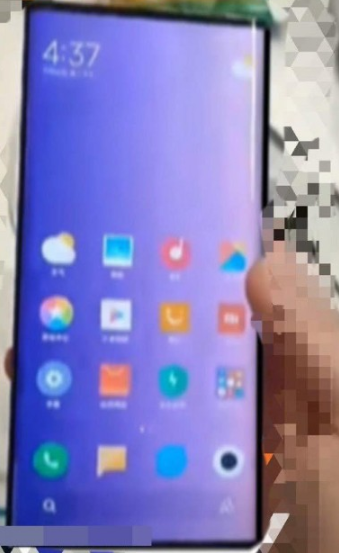 疑是小米MIX4諜照曝光:搭載驍龍865+X55基帶 正面全是屏