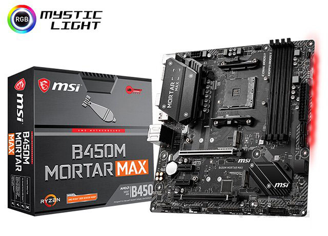 微星 B450M MORTAR MAX迫擊炮 主板