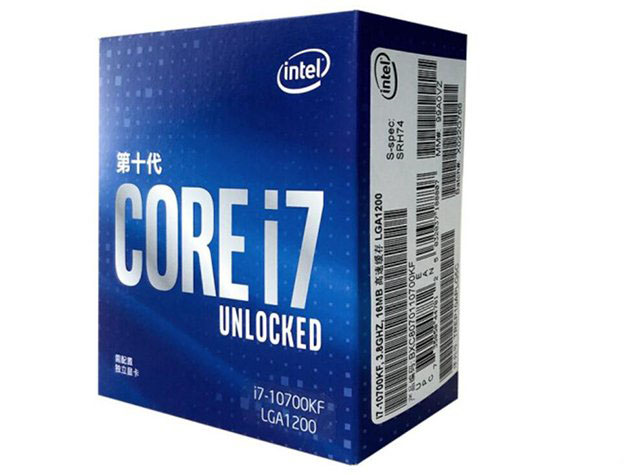 Intel酷睿i7-10700KF處理器(盒裝)