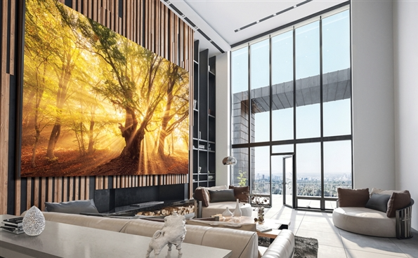 三星2022款The Wall電視亮相 采用Micro LED技術(shù)